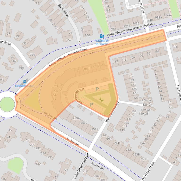 Kaart van postcodegebied 7312VN.
