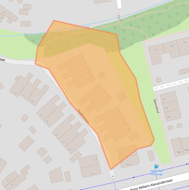 Kaart van postcodegebied 7312VR.