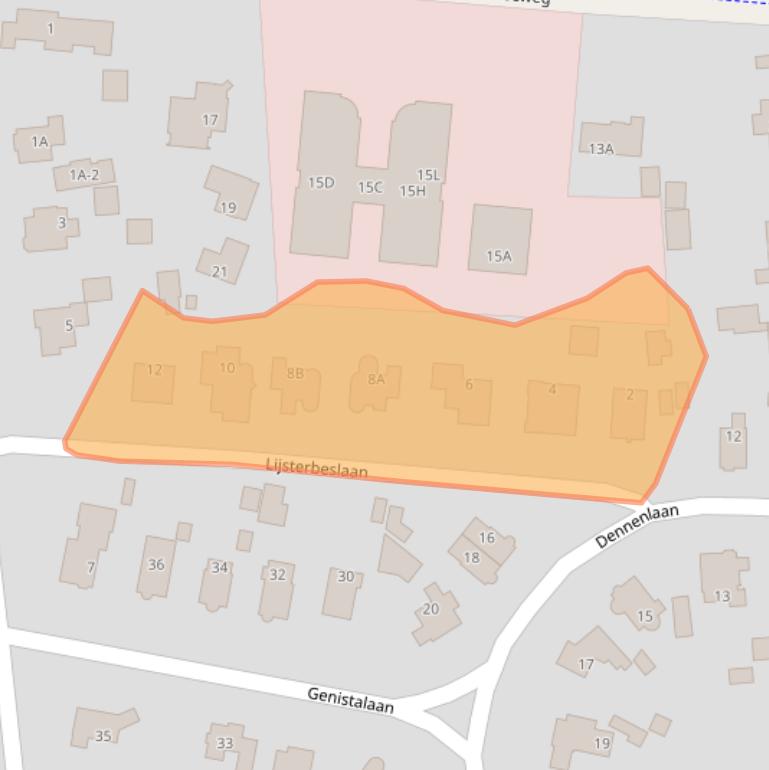 Kaart van postcodegebied 7313AX.