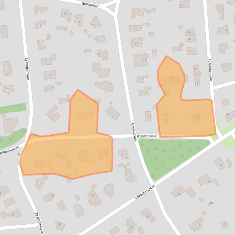 Kaart van postcodegebied 7313BB.