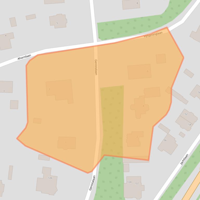 Kaart van postcodegebied 7313BE.