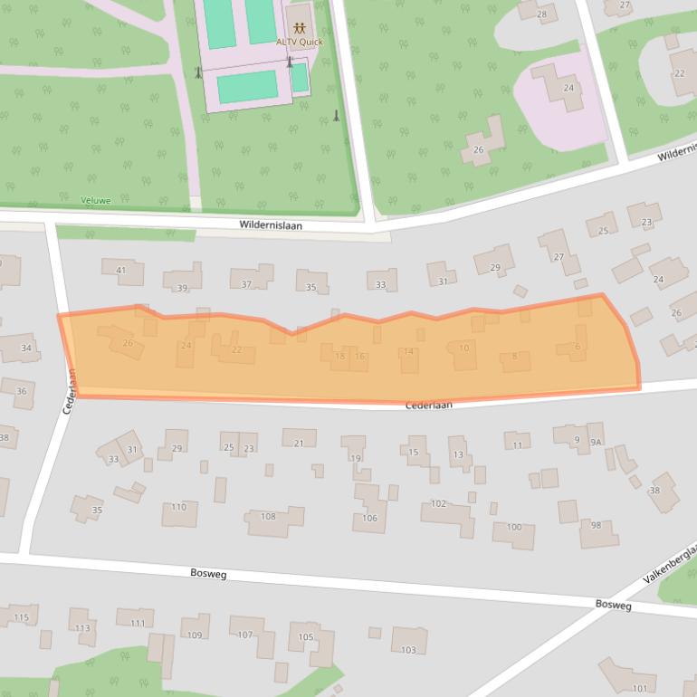 Kaart van postcodegebied 7313BS.