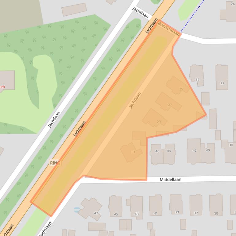 Kaart van postcodegebied 7313CL.