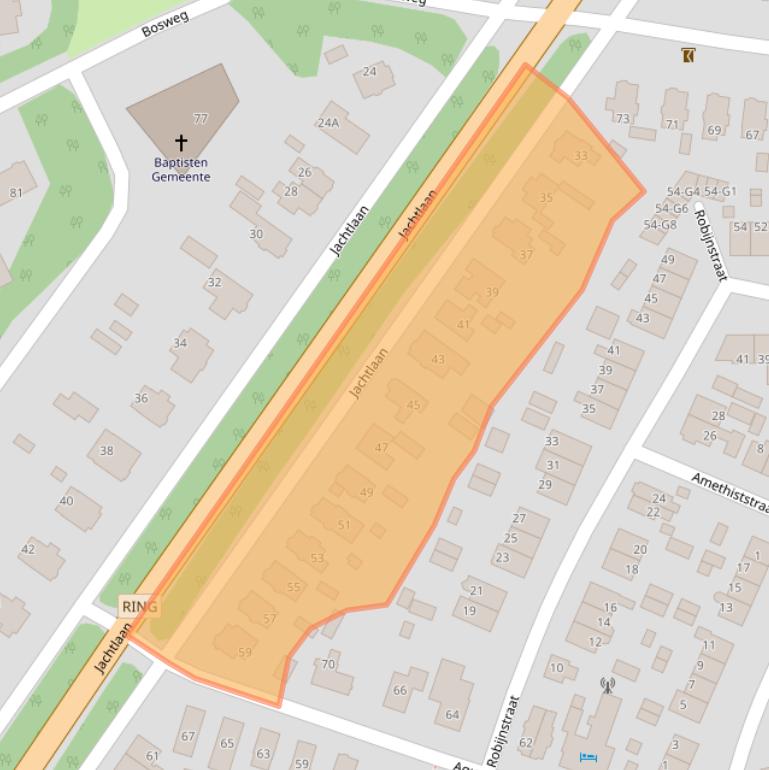 Kaart van postcodegebied 7313CM.