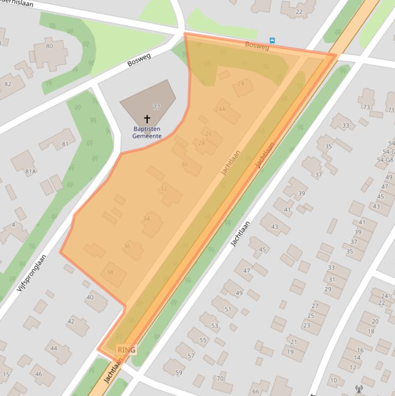 Kaart van postcodegebied 7313CR.