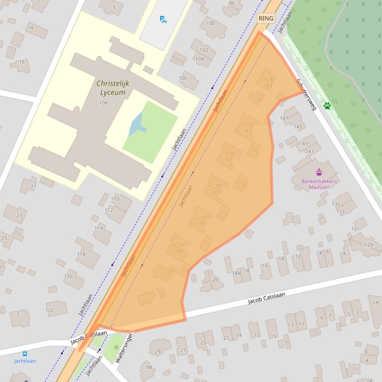 Kaart van postcodegebied 7313CS.