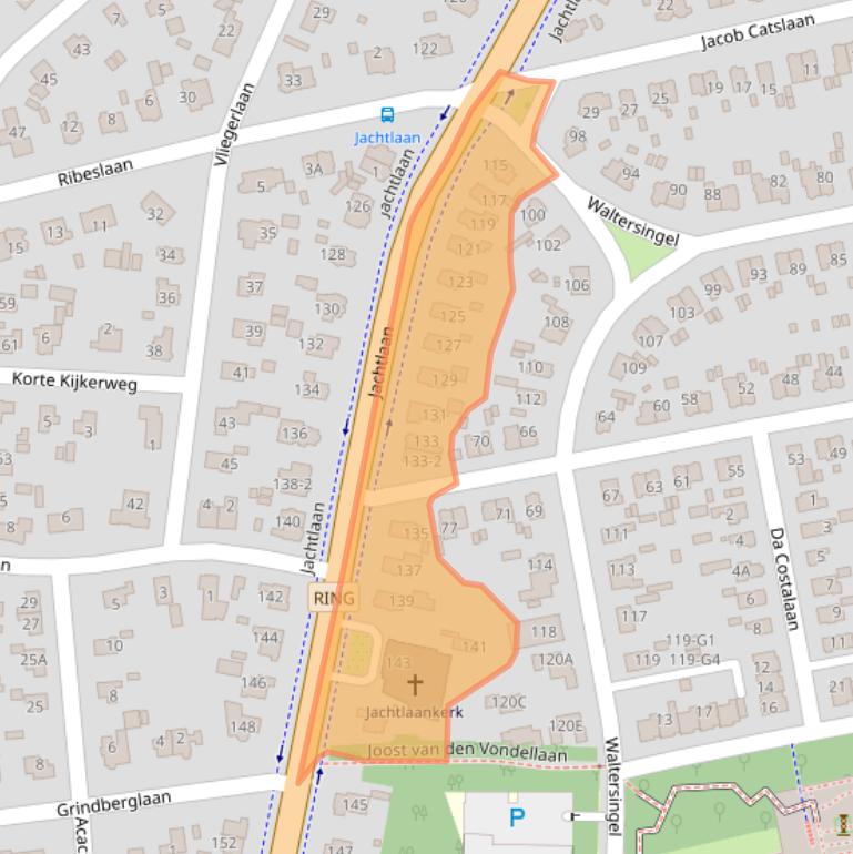 Kaart van postcodegebied 7313CW.