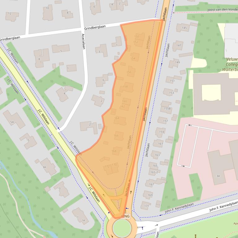 Kaart van postcodegebied 7313EG.