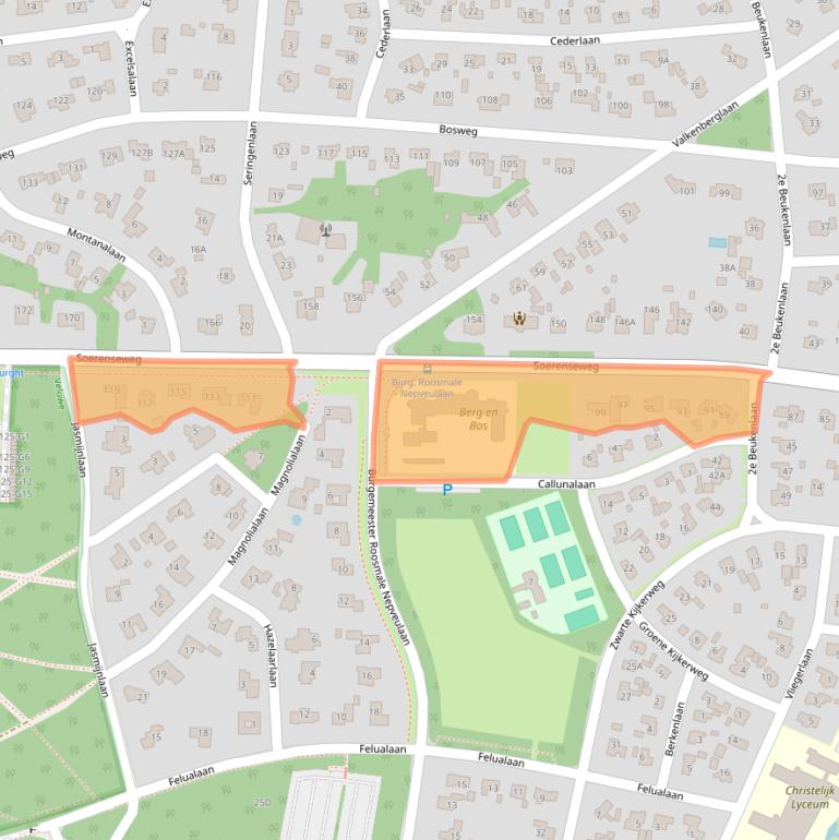 Kaart van postcodegebied 7313EJ.