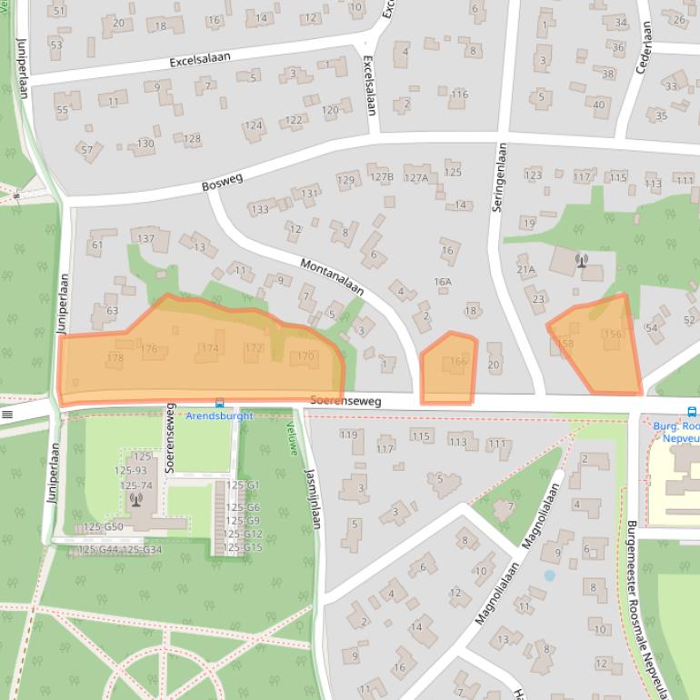 Kaart van postcodegebied 7313EP.