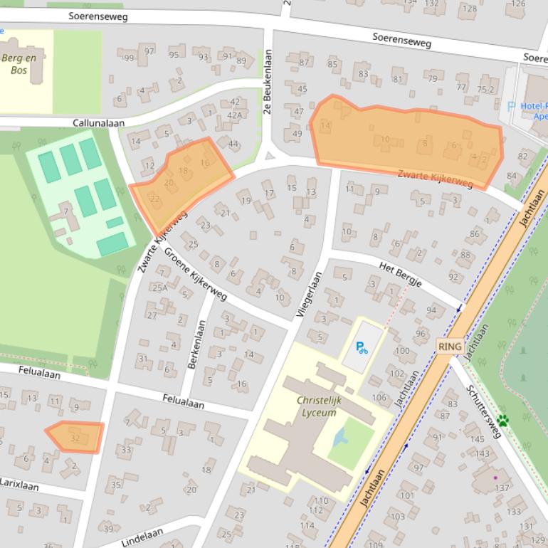 Kaart van postcodegebied 7313GH.