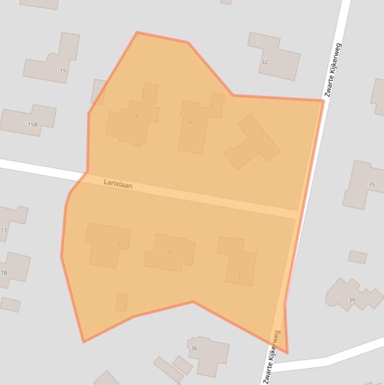 Kaart van postcodegebied 7313GJ.