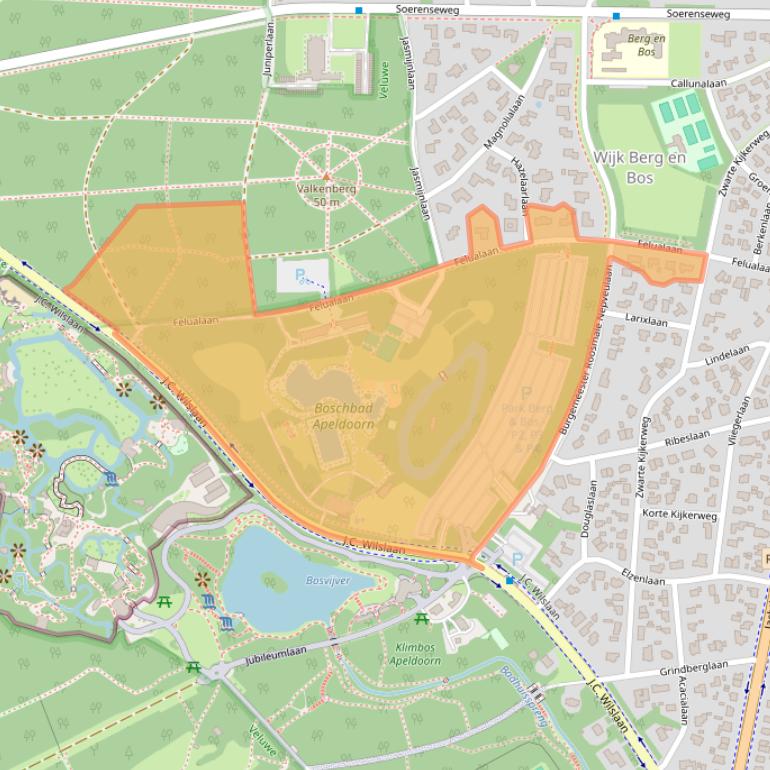 Kaart van postcodegebied 7313GM.