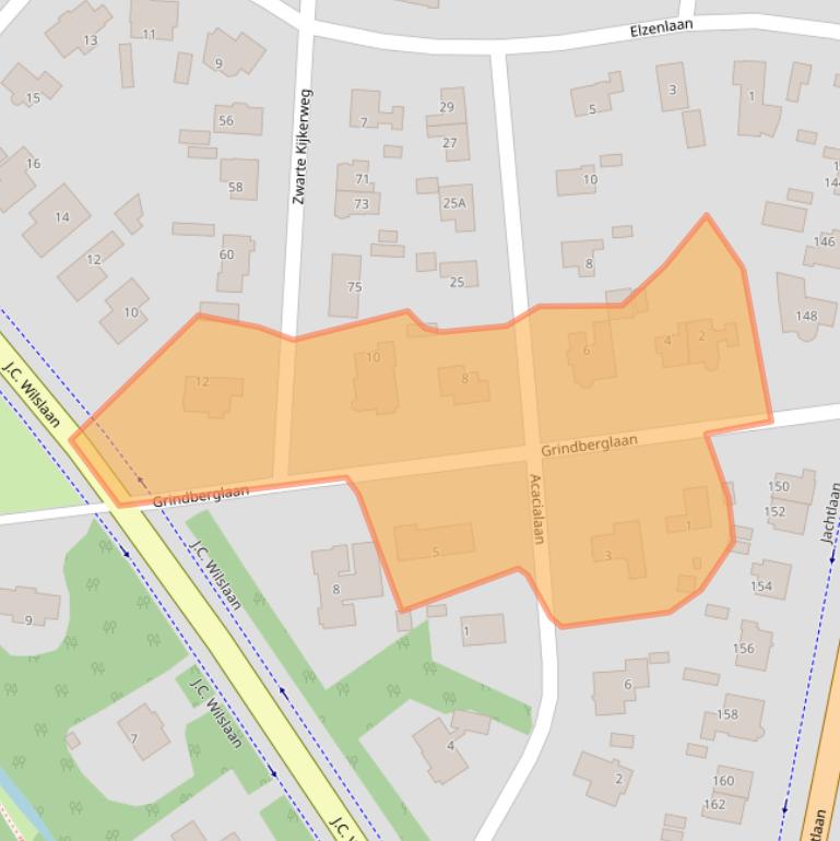 Kaart van postcodegebied 7313HG.