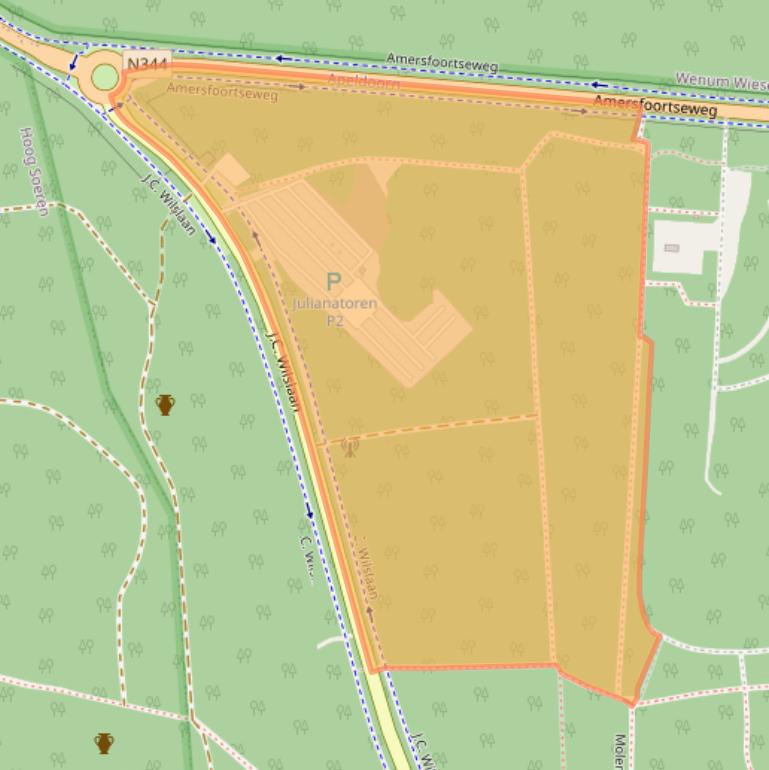 Kaart van postcodegebied 7313HM.