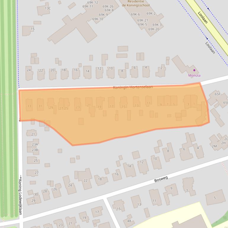 Kaart van postcodegebied 7314AJ.