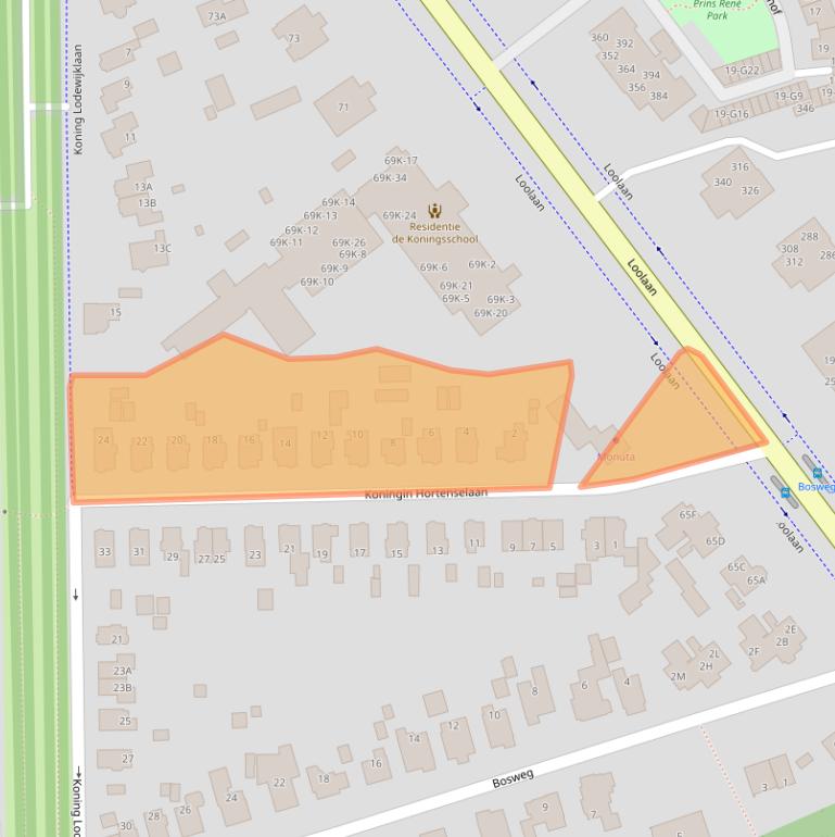 Kaart van postcodegebied 7314AK.