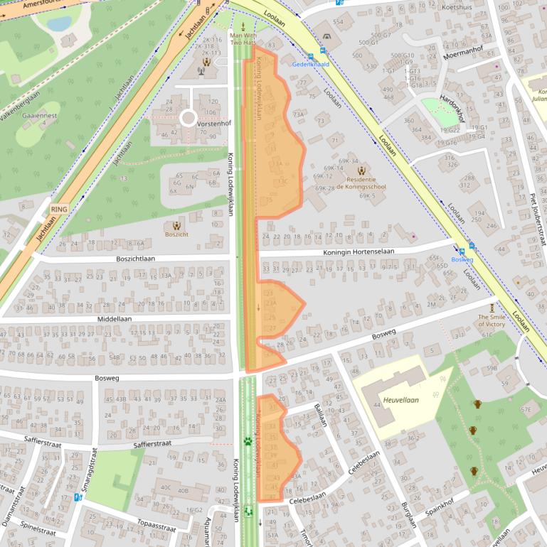 Kaart van postcodegebied 7314AR.