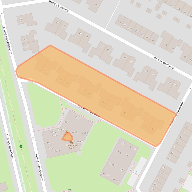 Kaart van postcodegebied 7314BC.