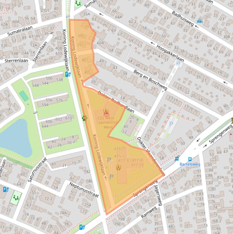 Kaart van postcodegebied 7314BD.