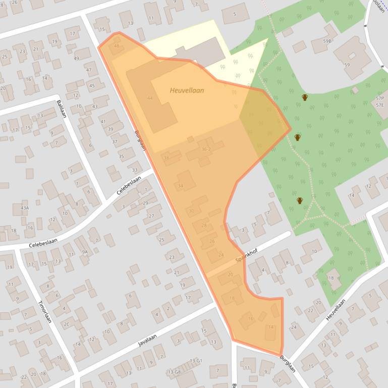 Kaart van postcodegebied 7314BM.