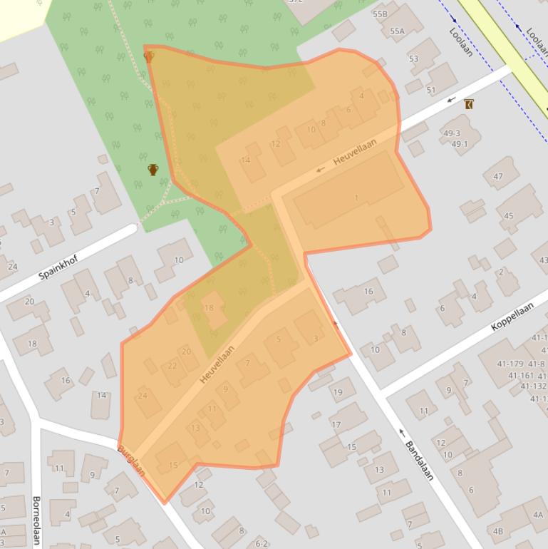 Kaart van postcodegebied 7314BN.