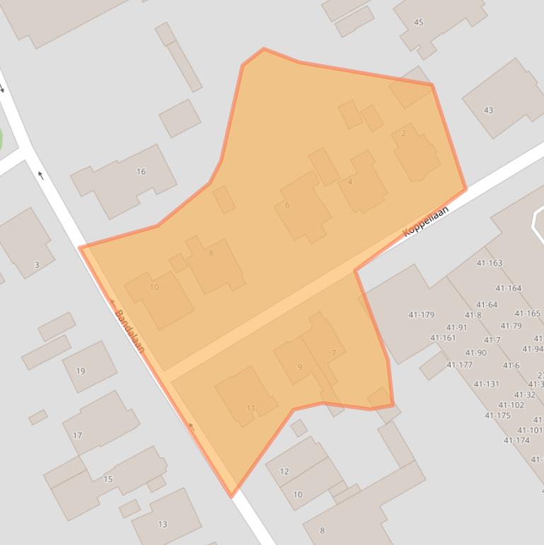 Kaart van postcodegebied 7314BP.