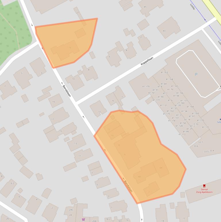 Kaart van postcodegebied 7314BS.
