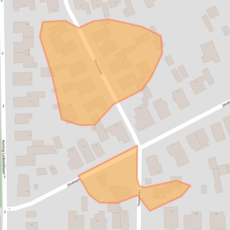 Kaart van postcodegebied 7314BV.