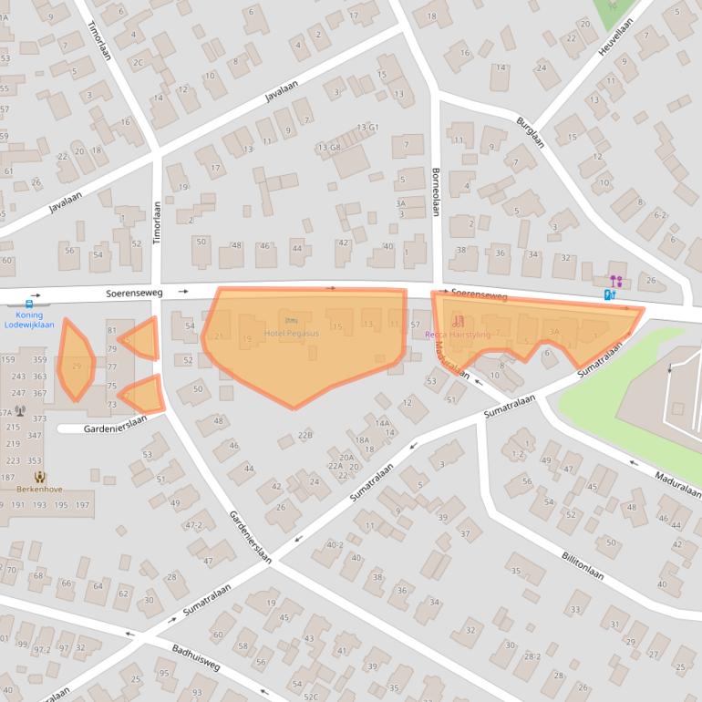 Kaart van postcodegebied 7314CA.