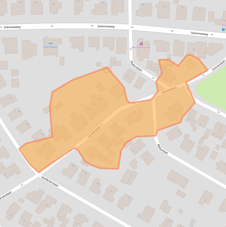 Kaart van postcodegebied 7314CK.