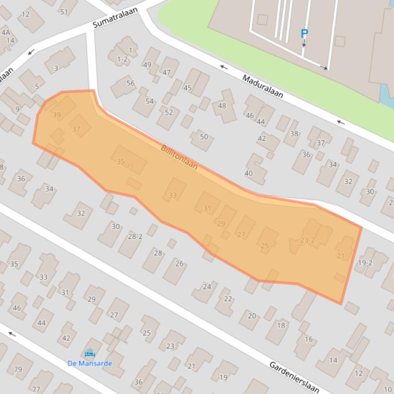 Kaart van postcodegebied 7314CN.