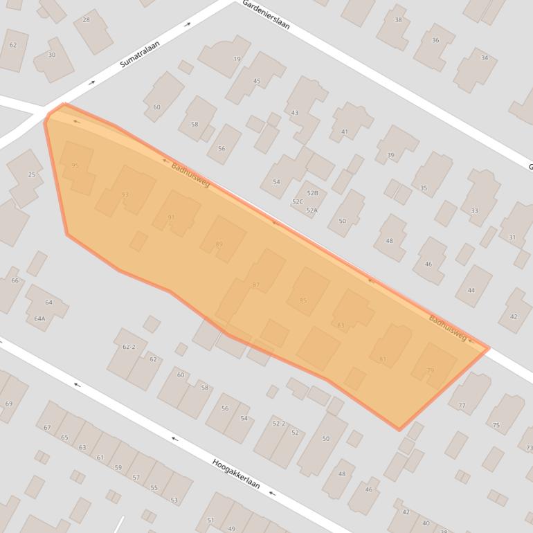 Kaart van postcodegebied 7314EB.