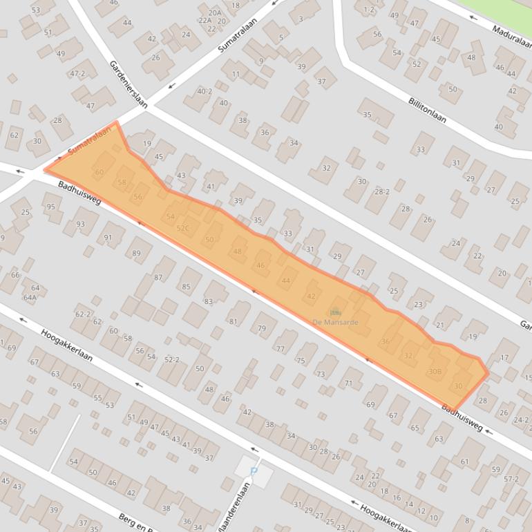 Kaart van postcodegebied 7314EE.