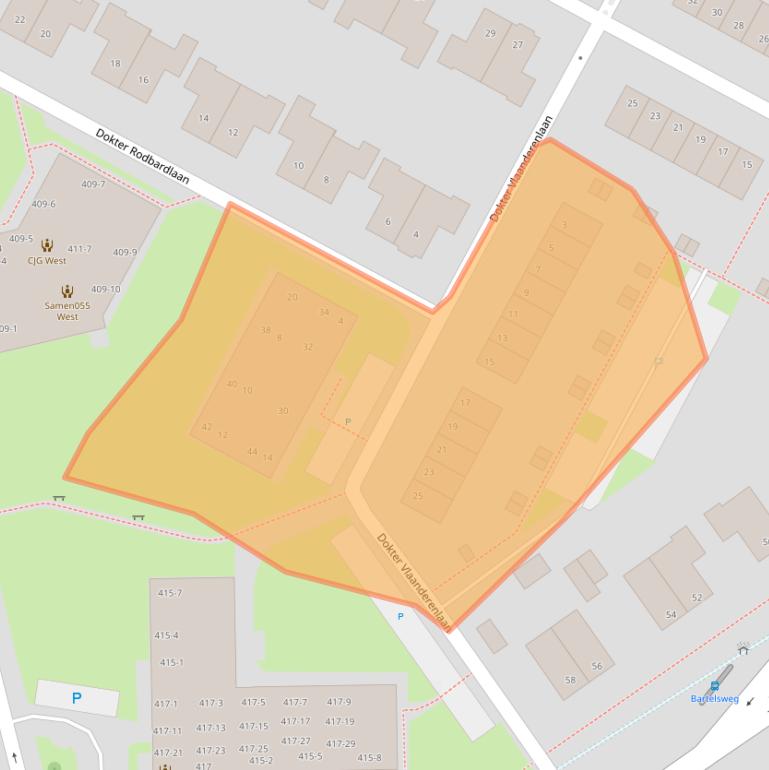 Kaart van postcodegebied 7314EX.