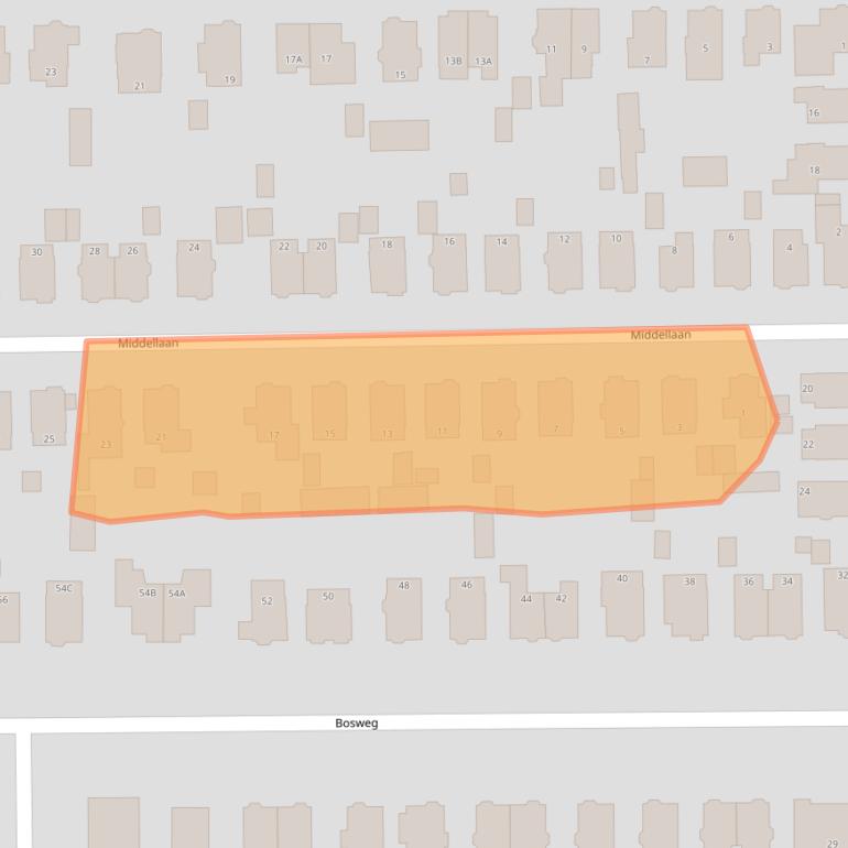 Kaart van postcodegebied 7314GA.