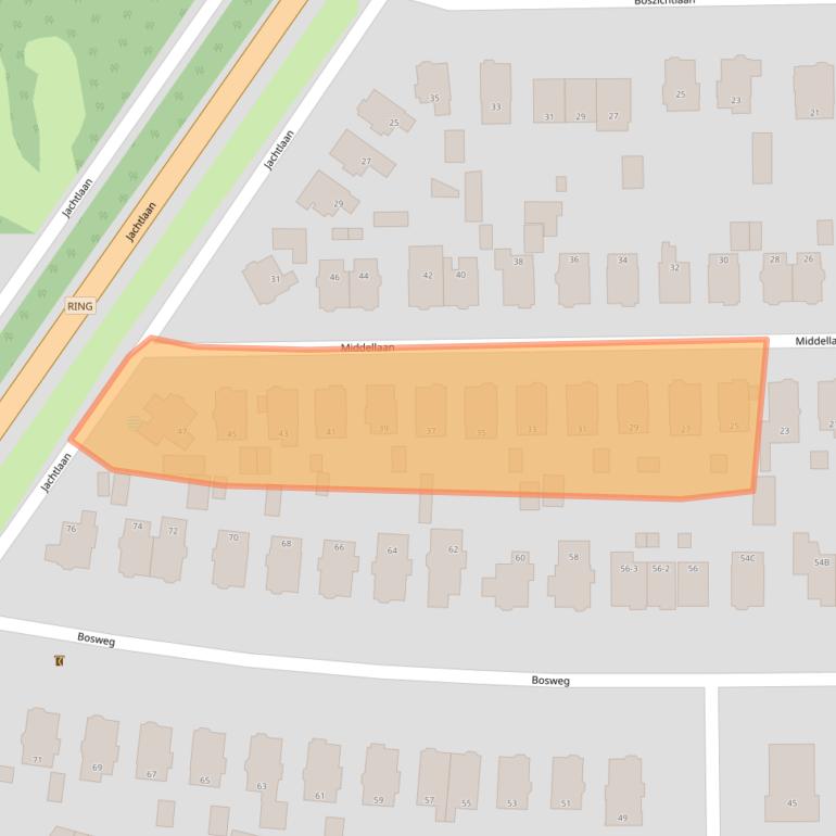 Kaart van postcodegebied 7314GB.