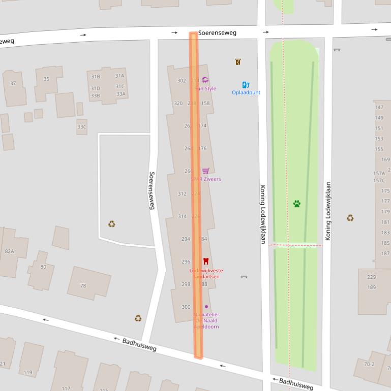 Kaart van postcodegebied 7314GM.