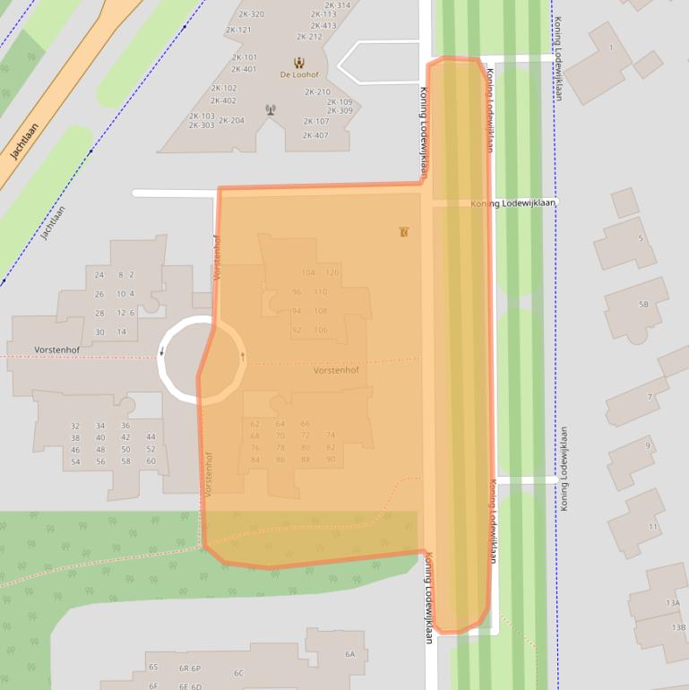 Kaart van postcodegebied 7314GZ.