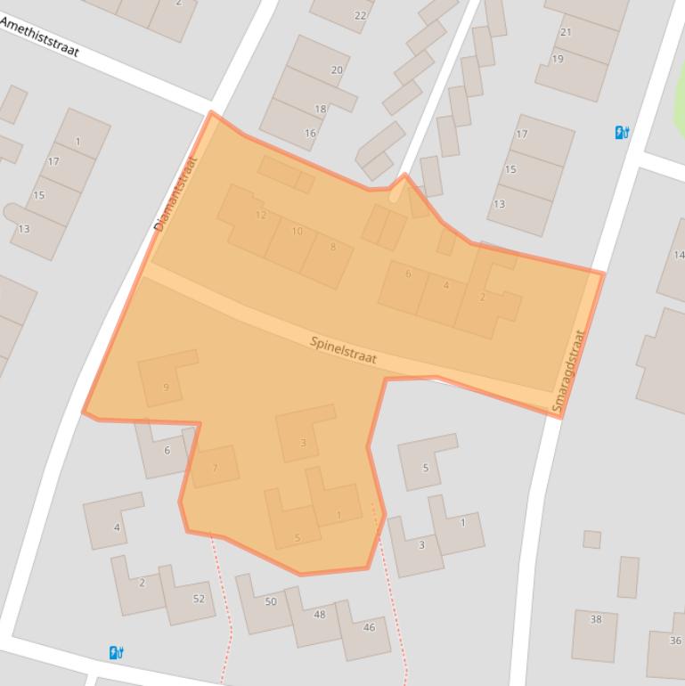 Kaart van postcodegebied 7314HR.