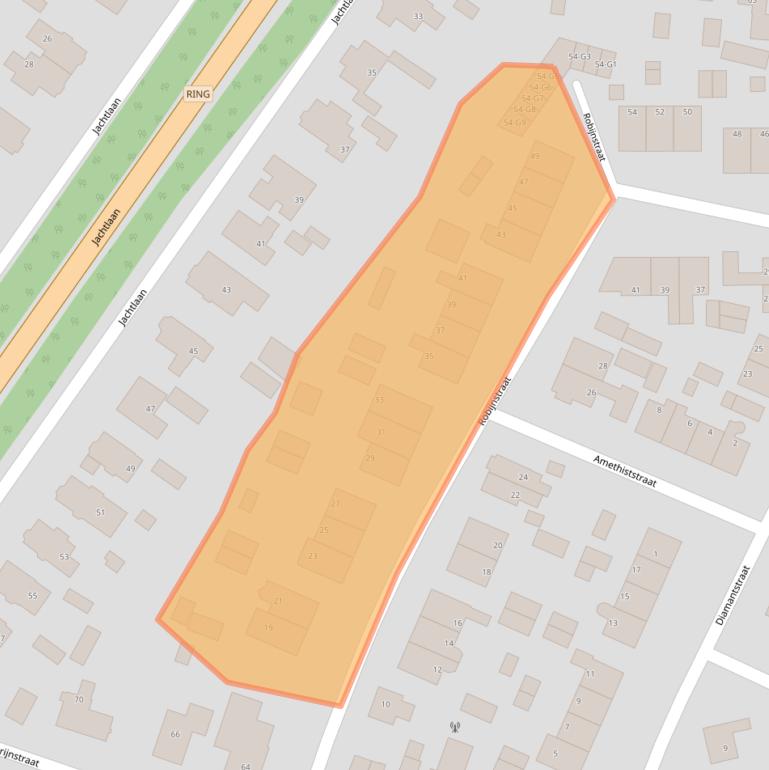 Kaart van postcodegebied 7314JB.