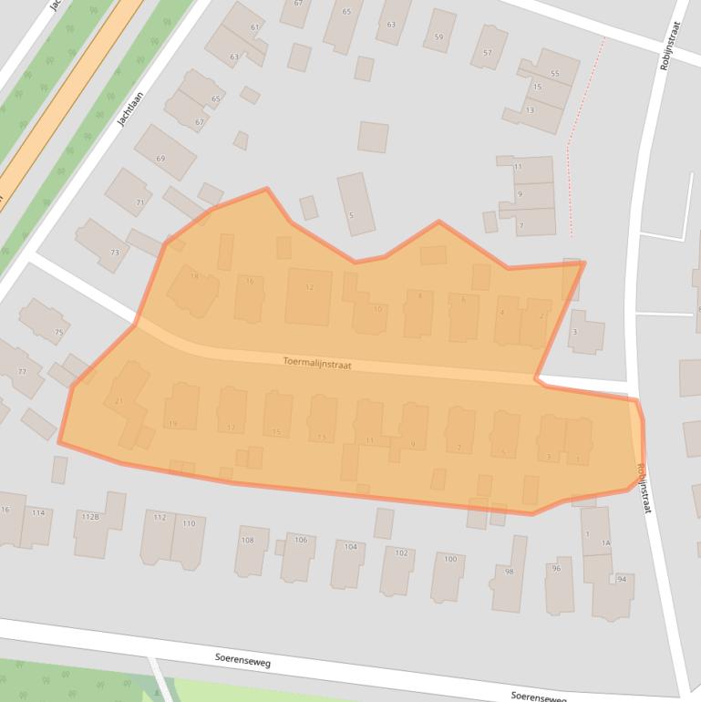 Kaart van postcodegebied 7314JD.