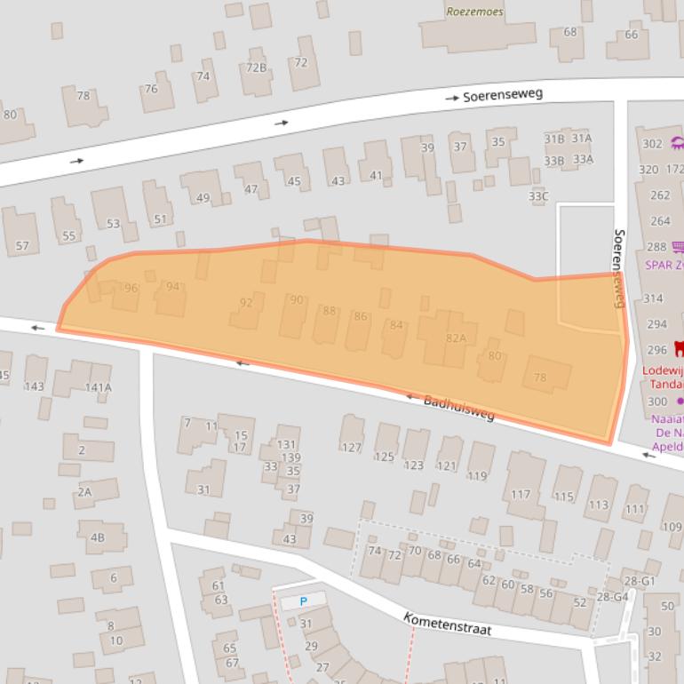 Kaart van postcodegebied 7314JM.