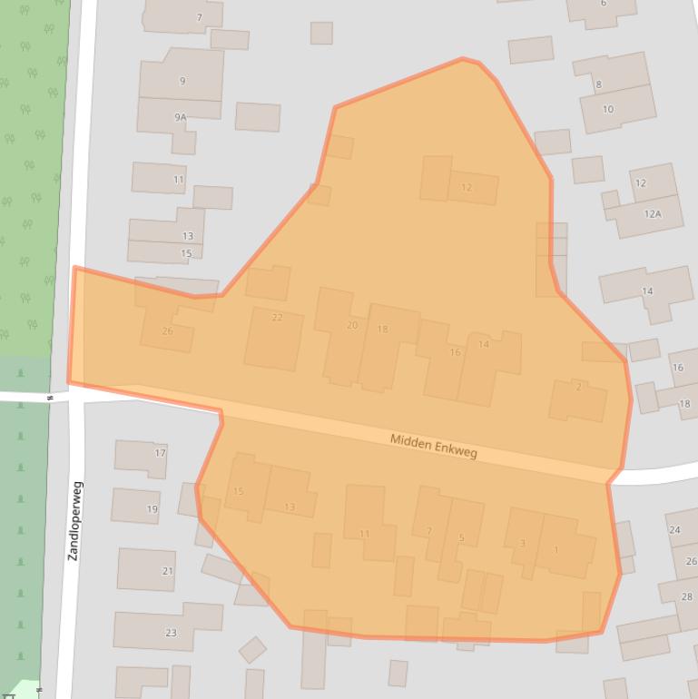 Kaart van postcodegebied 7314JV.