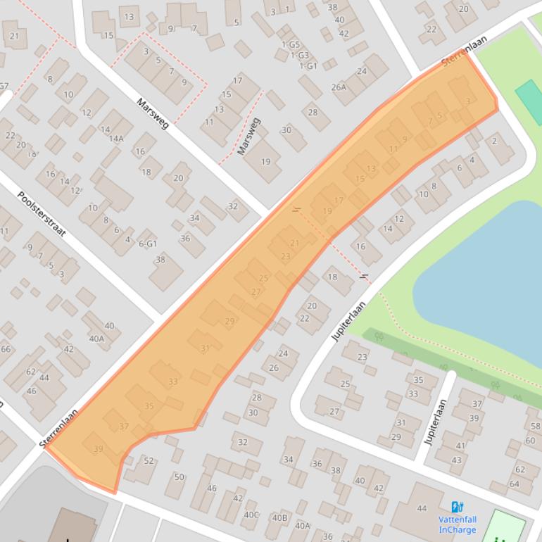 Kaart van postcodegebied 7314KG.