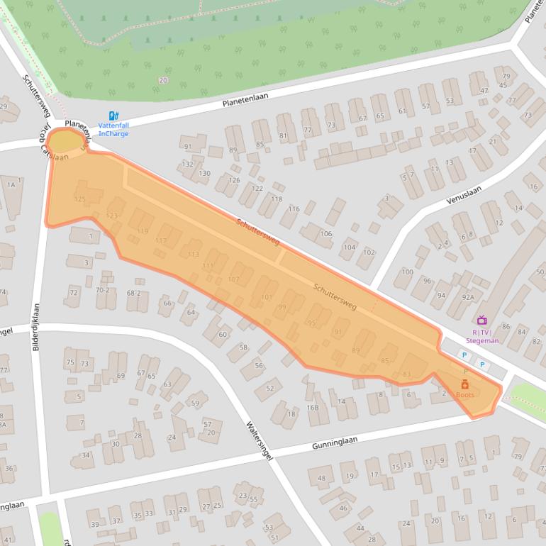 Kaart van postcodegebied 7314LE.