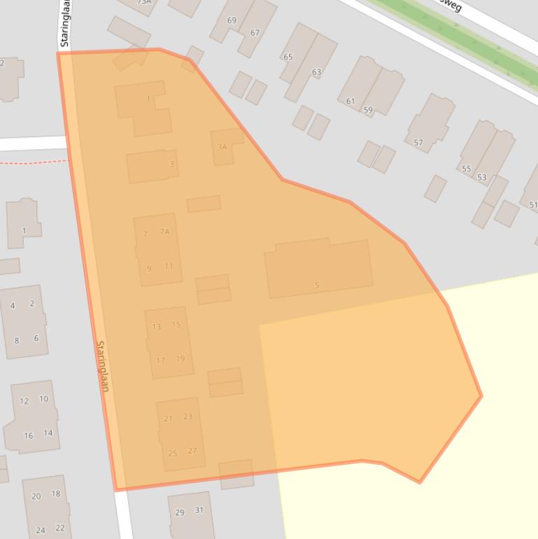 Kaart van postcodegebied 7314LM.