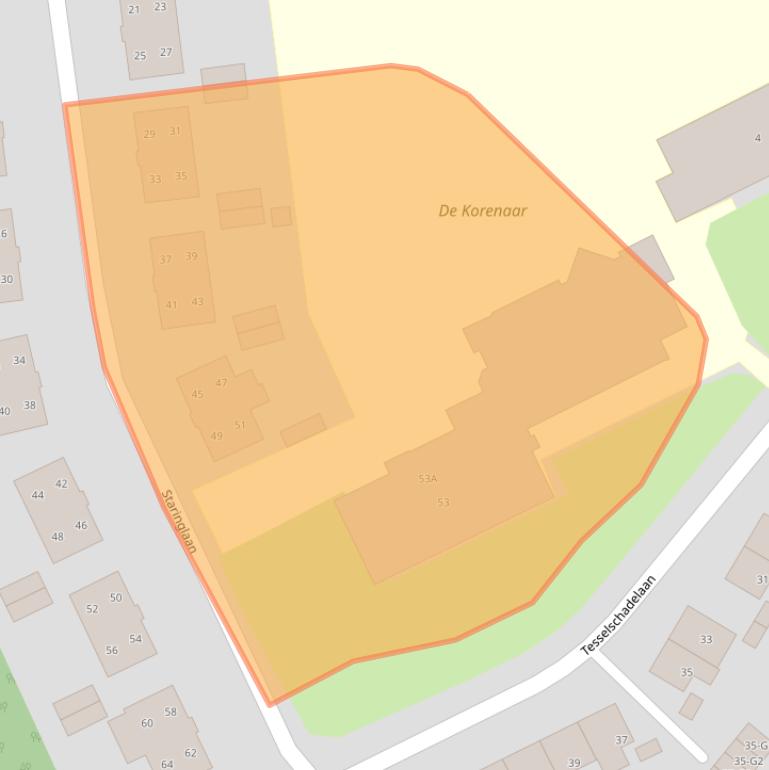 Kaart van postcodegebied 7314LN.
