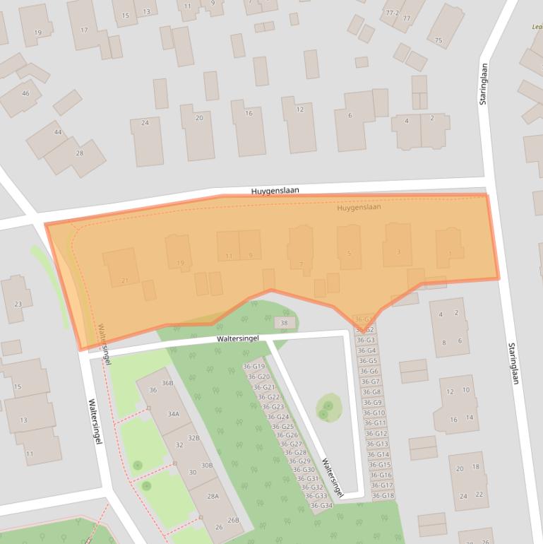 Kaart van postcodegebied 7314LT.