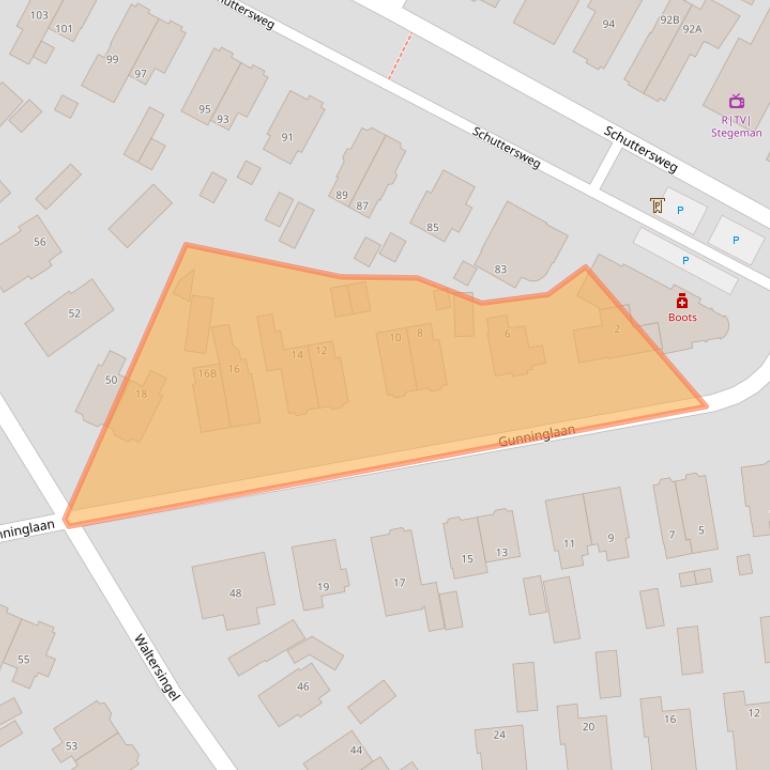 Kaart van postcodegebied 7314NG.